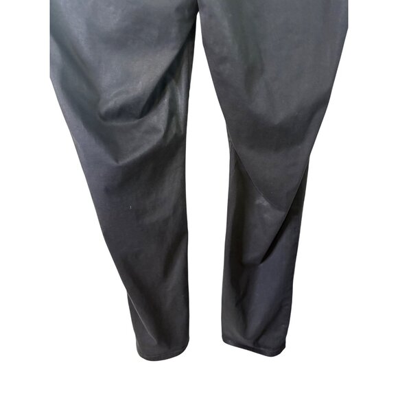 Chicos Women's Shiny Black Stretch Jegging Pants W Front & Back Pockets Size 14 - Picture 11 of 13